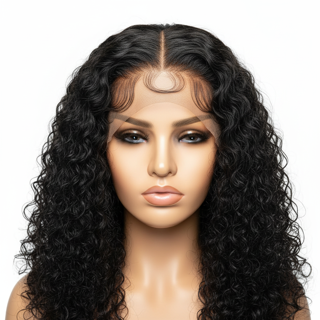 Glueless Wigs Human Hair Ready To Wear Pre Cut 4x4 5x5 Hd Lace Closure Deep Wave Curly Human Hair Wigs Brazilian Water Wave Wig